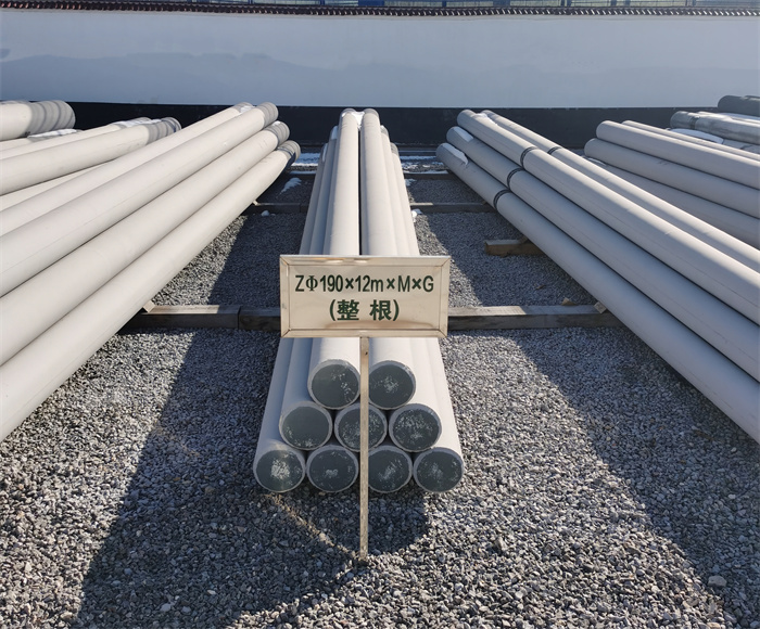 陆河190×12米钢筋混凝土水泥电线杆